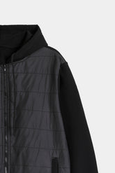 Hooded Parachute Jacket - Black